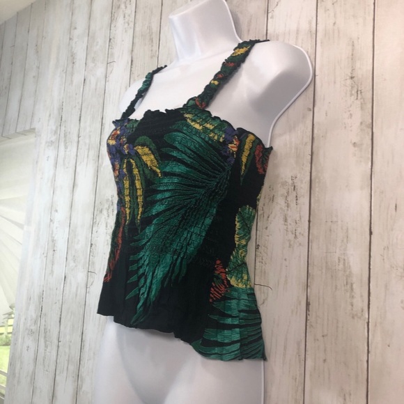 Patrons of Peace Tropical Smock Tank Top NWT Small - Picture 2 of 9